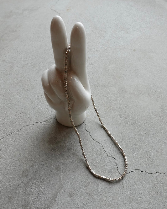 Karen Silver Beads Necklace #1
