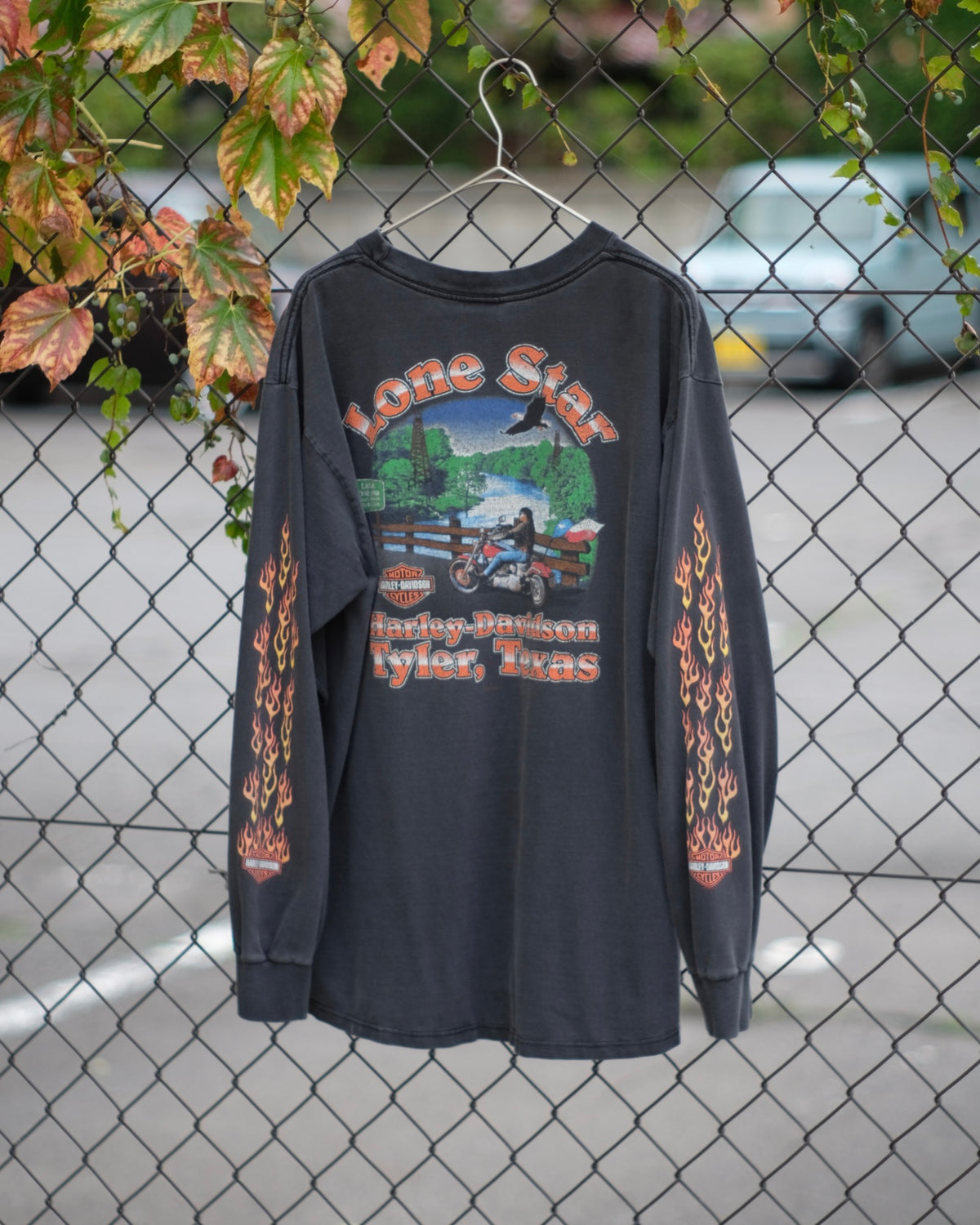 00s Harley-Davidson Lone Star Long Sleeve T-Shirt / Made in USA